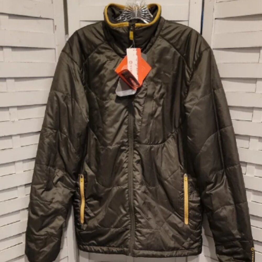 NWT Merrell Mens Hexcentric Deep Olive Green Puffer Jacket Size Medium